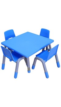 MESA QUADRADA INFANTIL EM PLASTICO 